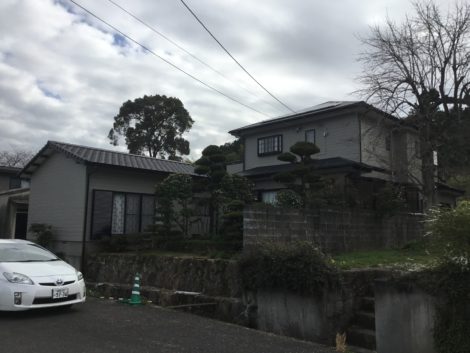 佐賀県神埼市神崎町城原Ｍ様邸　外壁塗装工事　ゼニス（特殊チタン配合４フッ化フッ素樹脂　外壁　PL-28）